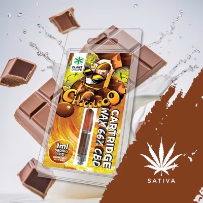 Cartucho Wax Chocoloco 1ml 66% CBD