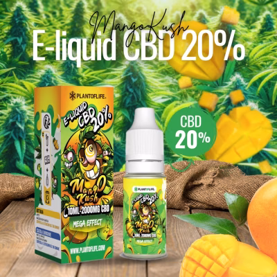 E-Líquido Mango Kush CBD 20% 10ml