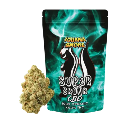 Flores CBD Iguana Smoke Super Skunk