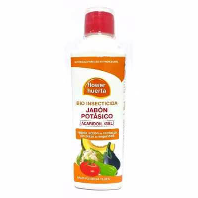 BIO INSECTICIDA JABON POTASICO FLOWER HUERTA