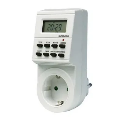 RELOJ TEMPORIZADOR / PROGRAMADOR DIGITAL SEMANAL CORNWALL ELECTRONICS