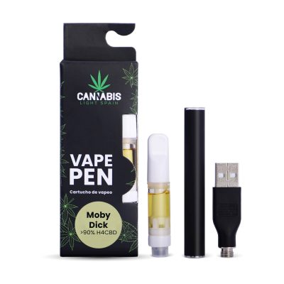 CBD Vape Pen + Cartucho H4CBD Moby Dick 85% Cannabinoides