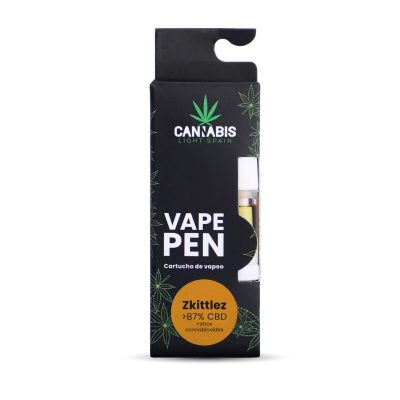 CBD Vape Pen + Cartucho CBD Zkittlez 85% Cannabinoides