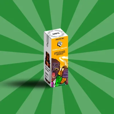 Aceite CBD 40% Gorilla Drops de Gorilla Grillz