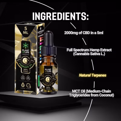 ACEITE DE CBD 20% 5ML ESPECTRO COMPLETO
