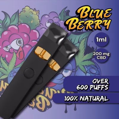 Vaporizador deesechable Eliquid 20% CBD Blueberry 1ML