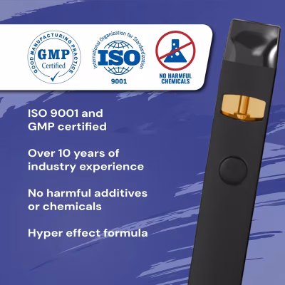 Vaporizador deesechable Eliquid 20% CBD Blueberry 1ML