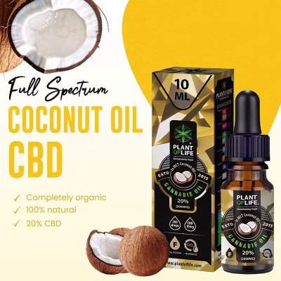 ACEITE DE COCO CON CBD 20% 10 ML