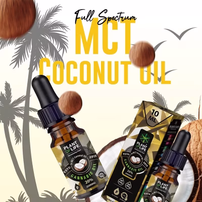 ACEITE DE COCO CON CBD 20% 10 ML