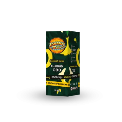 1-E-Liquid CBD Broad Spectrum Banana Kush 1500-2500mg Líquido Vaper