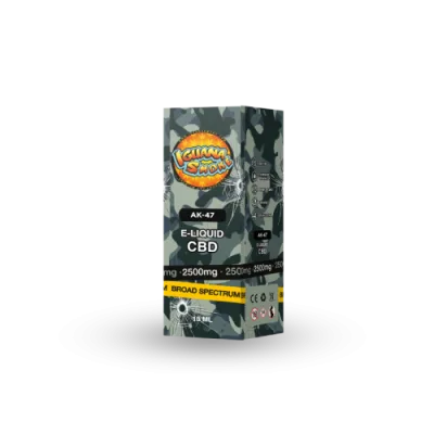 E-Liquid CBD Broad Spectrum AK-47 1500-2500mg Líquido Vaper