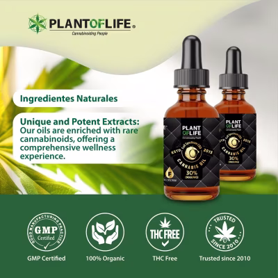 Aceite de CBD 30% 30ml Espectro Completo de Plant of Life