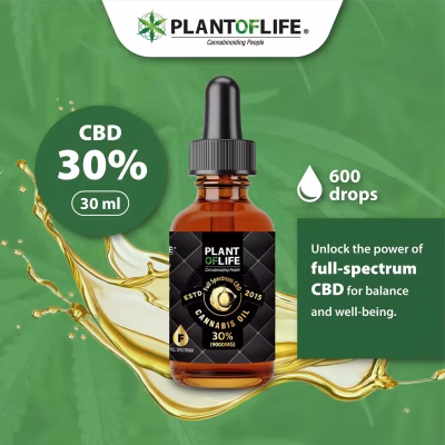 Aceite de CBD 30% 30ml Espectro Completo de Plant of Life