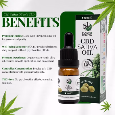 Aceite de Oliva con 30% CBD 10ml de Plant of Life