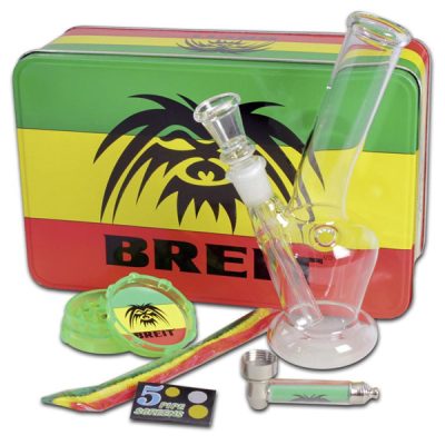 Bong Cristal Set Grinder & Limpiador de Pipa 18 cm. # 2