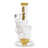 Bong Cristal Percolator Thug Life Yellow 17 cm.