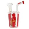 Bong Cristal Pop Corn 17 cm.