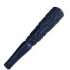 Chillum Madera Decorado Leaf Black 15 cm