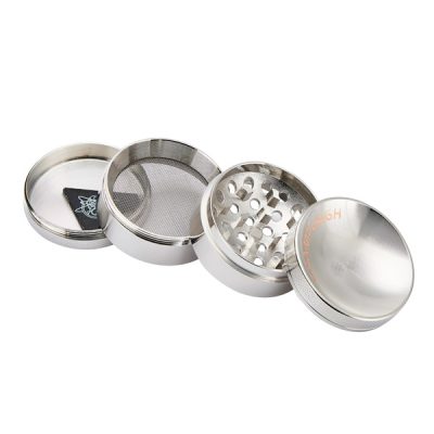 Grinder Polinizador Metal Curved Silver 50 mm
