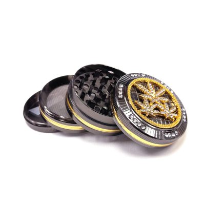 Grinder Polinizador Metal Diamonds Three Leaves 50 mm