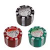 Grinder Polinizador Metal Ficha Casino 50 mm. Pack 3 ud