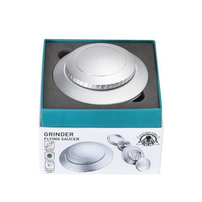 Grinder Polinizador Metal Gift Box Fliying Saucer 80 mm