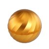 Grinder Polinizador Metal Gold Ball 63 mm