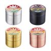 Grinder Polinizador Metal Leaf Rasta 40 mm. Pack 4 ud