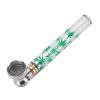 Pipa Cristal & Metal Astro & Leaf 90 mm. Mix Design