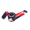 Pipa Silicona & Tapa Glass Bowl Red & Black 90 mm