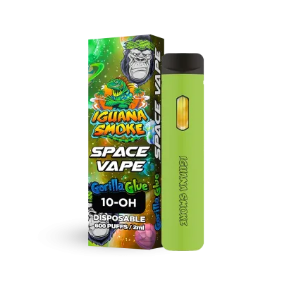 Vaper 10-OH 90 % Space Vape Gorilla Glue de Iguana Smoke